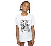 Nightmare Before Christmas Simply Meant To Be Cotton T-Shirt Disney White 7-8 Years