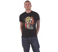 Nightmare Before Christmas T Shirt Embellished Ghosts Official Unisex Black L