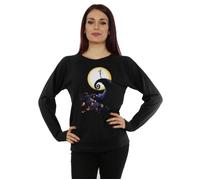 Nightmare Before Christmas Women's Cemetery Sweatshirt in Black | Size: 2XL Nightmare Before Christmas Black 2XL