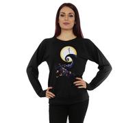 Nightmare Before Christmas Women's Cemetery Sweatshirt in Black | Size: XL Nightmare Before Christmas Black XL