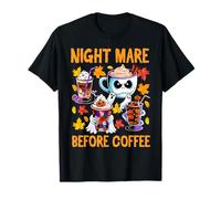 Nightmare Before Coffee Pumpkin Spice Halloween T-Shirt