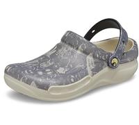 Crocs Unisex Bistro Graphic Clog Clog, Nightmare Bfr Xmas White, 8 UK Men/ 9 UK Women