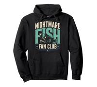 Nightmare Fish Fan Club Humor Deep Sea Nerd Quote Pullover Hoodie