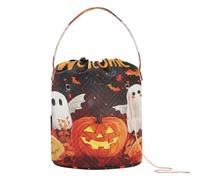 Nightmare Halloween - Free Pumpkin Fun Yarn Bags Knitting Project Bag with Holes Travel Storage for Crochet Tool Crochet Accessory