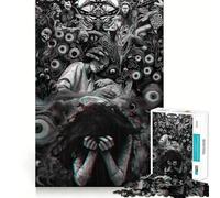 Nightmare Jigsaw Puzzle for Teenagers 1000 Pieces Memory Boost Indoor Play Image Assembly (38x26cm)