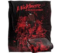 NIGHTMARE ON ELM STREET A Blanket, 152 x 127 cm, Elm Street, Silky Touch Super Soft Throw Blanket