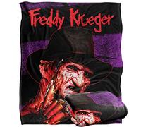 NIGHTMARE ON ELM STREET A Blanket, 152 x 127 cm, Freddy Face, Silky Touch Super Soft Throw Blanket