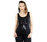 Nightmare On Elm Street A Women's Freddy Vs Jason Vest Medium Black