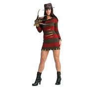 Nightmare On Elmstreet Sexy Female Freddy Adult Costume X-Small