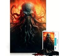 Nightmare Tide Jigsaw Puzzle for Teenagers 1000 Pieces Memory Boost Indoor Play Image Assembly (50x75cm)