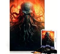 Nightmare Tide Jigsaw Puzzle for Teenagers 1000 Pieces Smart Game Family Time Pattern Assembly Santa Wish Pick (38x26cm)
