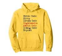 Nightmares About Code Debugging Meme Pullover Hoodie