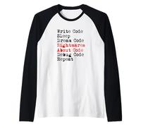 Nightmares About Code Debugging Meme Raglan Baseball Tee