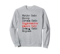 Nightmares About Code Debugging Meme Sweatshirt