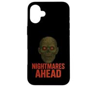 Nightmares Ahead Scary Zombie Case for iPhone 16 Plus