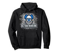 Nightmarish Clown God 80th Birthday Octogenarian Pullover Hoodie