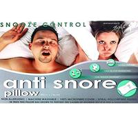 NIGHTS Anti-Snore Snooze Control Orthopedic Hollowfibre Luxury Pillow for Head Support & Headache Relief