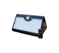 NightSearcher NexSun 1100RC | 1100 Lumens | Remote Controlled Solar Floodlight, Energy Efficient, IP65. for Gardens, Patios, Garages. Dual Installation Methods, no Drilling Required.