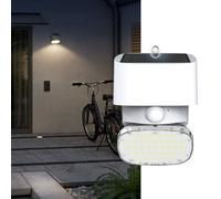Nightsearcher Nexsun Nautilus 2000 Lumens Tilt & Rotatable Solar Wall Light With Pir Sensor