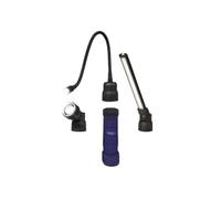 NightSearcher Tri-Spector 3 in 1 Rechargeable LED Magnetic Inspection Kit, 600 Lumens Torch, Flexible Light, Slimline Lamp