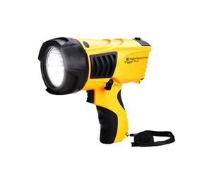 NightSearcher Trigger Pro 1000 Lumen Rechargeable Powerful LED Searchlight, 700 Metre Beam, Pistol Grip, Strobe Mode