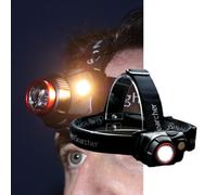 Nightsearcher Zoom 700 , 700 Lumens 4Xaaa Battery Powered Adjustable Spot To Flood Head Torch