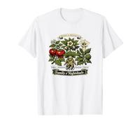Nightshade Family Botanical Plate Belladonna Mandrake Value Graphic T-Shirt