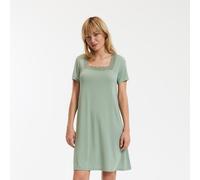 Nightshirt with Lace Neckline grey-green