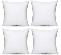 NIGHTSLEEP Hotel Quality Hollow Fibre Cushion Pads, Inners, Inserts, Scatters in Multi Packs, Bounce Back Square Cushion Pads available in 12" 14" 16" 18" 20" 22" 24" 26" 28" 30" (22X22, 1, count)