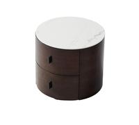 Nightstand Bedroom Round Bedside Table Bedroom Storage Cabinet Rock Board Bedside Table Nordic Living Room Sofa Side Table Bedroom Furniture
