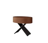 Nightstand Bedside Table Modern Bedroom Creative Oval Bedside Storage Cabinet Side Cabinet Bedroom Furniture(03)