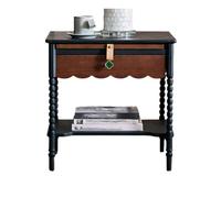 Nightstand Nordic Retro Living Room Side Table Sofa Corner Table Bedroom Bedside Table Storage Cabinet Balcony Corner Table Bedroom Furniture
