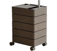 Nightstand With Rotating Drawers,new 5-tier Rotating Drawers End Table,360° Mobile Bedside Table Silent Wheel With Lock For Living Room Bedroom Sofa Dormitory(e) J One Size