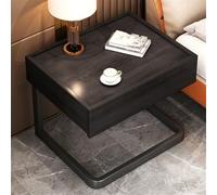 Nightstands, Modern End Table Nightstand with Storage Shelves Simple Night Stand Night Table with Drawer Side Table for Bedroom and Living Room