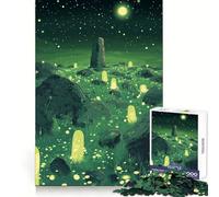 Nighttime Fantasy Landscape Jigsaw Puzzles 1000 Piece for Teenagers Reason Skill Toy Serene Time Exact Cut Amazing Present (38x52cm)