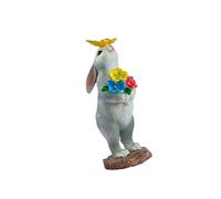 Nighttime Glow Leporid Yard Art Resin Sculpture