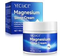 Nighttime Magnesium Lotion, Natural Topical Magnesium Lotion for Pain & Leg Cramps, Muscle Relaxation, Calm and Sleep with Shea Butter, Coconut Oil, Vitamin E, Safe for Kids