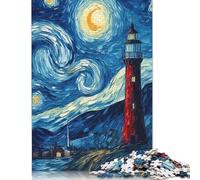 Nighttime Navigator Puzzle 500 Piece Adult Jigsaw Puzzle Wooden Puzzles for Adults Teenagers Teenager Man Woman Gift 500pcs (52x38cm)