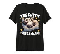 Nighttime Panda - Funny Comfortable Panda Pajamas Premium T-Shirt