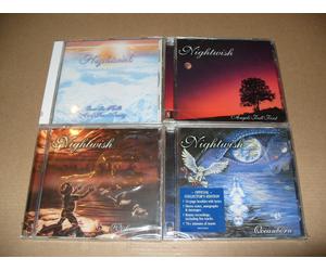 NIGHTWISH -OVER THE HILLS/WISHMASTER/OCEANBORN/ANGELS FALL/ 4 x CD ALBUMS NEW &