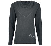 Nightwish Yesterwynde Boat Hoodie Jacket anthracite L