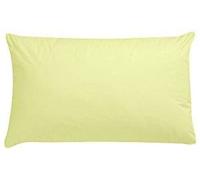 NIGHTZONE Pair of Plain Dyed PolyCotton Pillowcases Pillow Cases - Lemon