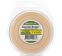 NIGINWIGOLOGY German Brown Hair System Tape - Firm Hold | Low Residue | Skin-Safe - Ideal for Hard Bond Adhesives | Strong Secure Bond | Latex-Based for Easy Removal (1" x 12 YD)