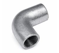 Niglon 20MM Galvanised Conduit Solid Elbow for use with Electrical Conduit Systems 1,5,10,20 (10)