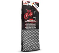 NIGRIN Bike-Care Microfibre Cloth 2-in-1, for Cleaning E-Bikes, Scooters or Bikes, with One Side for Stubborn Dirt and a Soft Side for Lint-Free Cleaning Grey