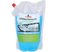 NIGRIN Smart 'n Green Windscreen Antifreeze Concentrate, 2 Litres, Cleaning Additive for Car Windows and Headlights, Effective up to -52 °C, Streak-Free, Biodegradable, Fresh Fragrance