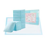 Nihao Honey Baby Disposable Changing Pad, 50 Count Incontinence Changing Pad with Breathable, Waterproof, Soft Non-Woven Fabric, and Leak Proof Quick Absorb(18x24in,Blue)