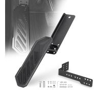 NIHAO Left Side Dead Pedal Foot Rest Pad, Aluminum Kick Panel Compatible with 2007-2023 Jeep Wrangler JK JL JLU 4XE Gladiator JT, No Drilling Required Adjustable