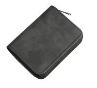 NihaoWXM Credit Card Holder Men Precision Driving License Women Card Holder Small Ultra-Thin Integrated Multiple Card Slots Large Capacity Clip(Smart Black 20 Card)