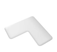 NihaoWXM L-Shaped Bath Mat L-shaped Bathroom Absorbent Floor Mat Furry Shower Room Foot Thick Sponge Non-slip Toilet for Corner Showers(White,120x120x45cm)